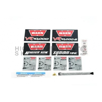 Warn Winch Label - 92066