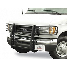 Go Rhino Grille Guard Black Powder Coated Steel - 3320MB
