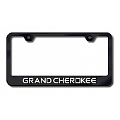 Automotive Gold License Plate Frame - Black Stainless Steel - LFGRAEB