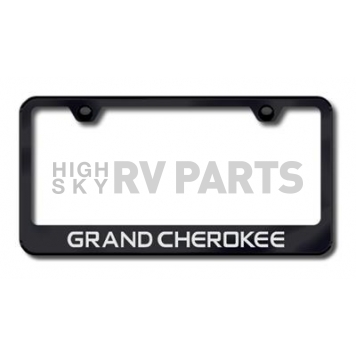 Automotive Gold License Plate Frame - Black Stainless Steel - LFGRAEB
