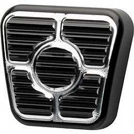 Billet Specialties Brake Pedal Pad - Black Aluminum Standard - 199645