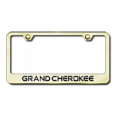 Automotive Gold License Plate Frame - Gold Stainless Steel - LFGRAEG