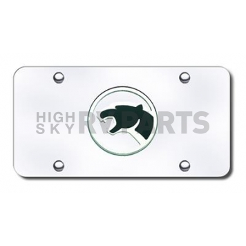 Automotive Gold License Plate - Cougar Logo Stainless Steel - COUGC