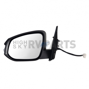 K-Source Exterior Mirror Electric OEM Black Single - 70172T