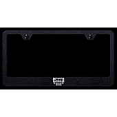 Automotive Gold License Plate Frame - Black Stainless Steel - LFJEEGERB