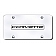 Automotive Gold License Plate - Corvette C6 Stainless Steel - COV6NCC