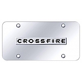 Automotive Gold License Plate - Crossfire Stainless Steel - CRONCC