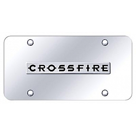 Automotive Gold License Plate - Crossfire Stainless Steel - CRONCC