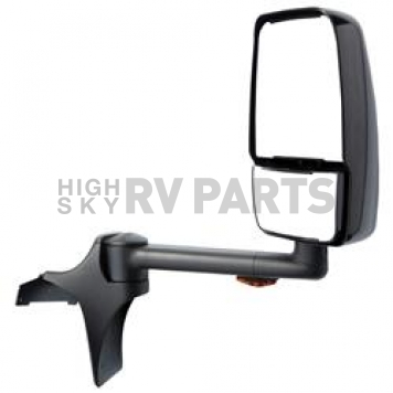 Velvac Exterior Mirror Remote Rectangular Black - 728740
