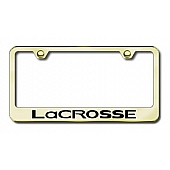 Automotive Gold License Plate Frame - Gold Stainless Steel - LFLACREG