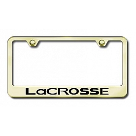 Automotive Gold License Plate Frame - Gold Stainless Steel - LFLACREG