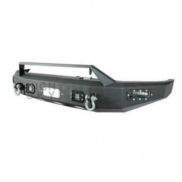 Paramount Automotive Bumper Direct-Fit 1-Piece Design Black - 570404-1