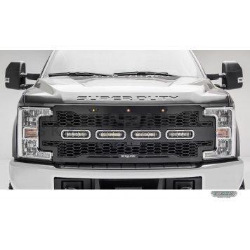 T-Rex Truck Products Grille Insert - Honeycomb Rectangular Black Powder Coated Steel - 6515631