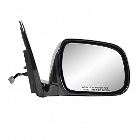 K-Source Exterior Mirror Electric Rectangular Black Single - 70177T
