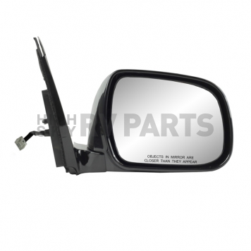 K-Source Exterior Mirror Electric Rectangular Black Single - 70177T