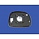 K-Source Exterior Mirror Glass Rectangular Power Single - 88054