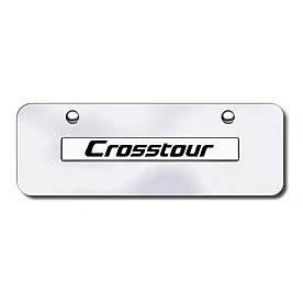 Automotive Gold License Plate - Crosstour Stainless Steel - CRTNCCM