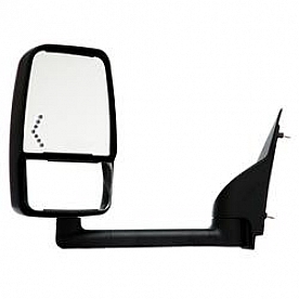 Velvac Exterior Mirror Remote Rectangular Black - 728743