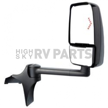Velvac Exterior Mirror Remote Rectangular Black - 728744