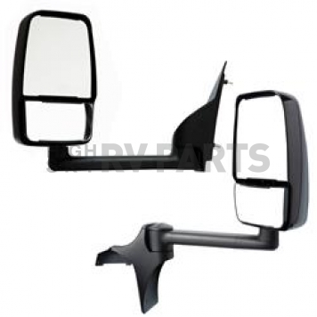 Velvac Exterior Mirror Remote Rectangular Black - 728745