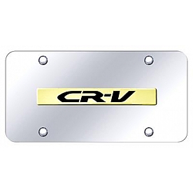 Automotive Gold License Plate - CRV Stainless Steel - CRVNGC