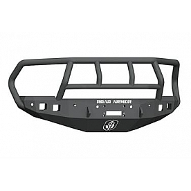 Road Armor Bumper Stealth Titan II 1-Piece Design Steel Black - 4162F2B