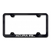 Automotive Gold License Plate Frame - Black Stainless Steel - LFWARLEB