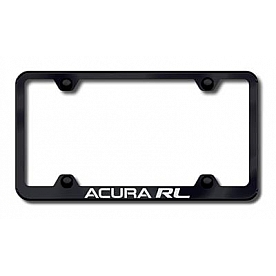 Automotive Gold License Plate Frame - Black Stainless Steel - LFWARLEB