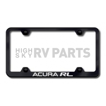 Automotive Gold License Plate Frame - Black Stainless Steel - LFWARLEB