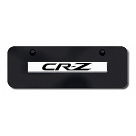 Automotive Gold License Plate - CRZ Stainless Steel - CRZNCBM
