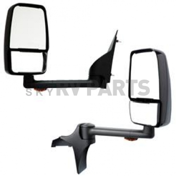 Velvac Exterior Mirror Remote Rectangular Black - 728748