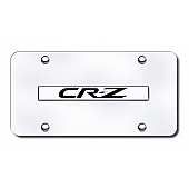 Automotive Gold License Plate - CRZ Stainless Steel - CRZNCC