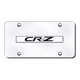 Automotive Gold License Plate - CRZ Stainless Steel - CRZNCC
