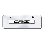 Automotive Gold License Plate - CRZ Stainless Steel - CRZNCCM