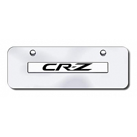 Automotive Gold License Plate - CRZ Stainless Steel - CRZNCCM
