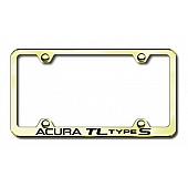 Automotive Gold License Plate Frame - Gold Stainless Steel - LFWATLSEG