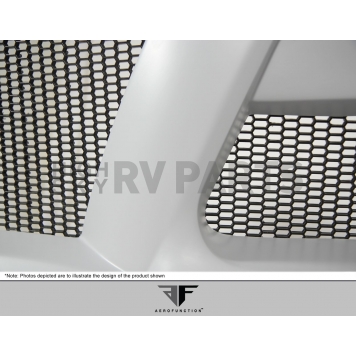 Extreme Dimensions Grille Insert - Black Plastic Rectangular - 107722-2
