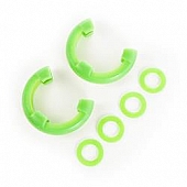 Rugged Ridge D-Ring Isolator - 3/4 Inch Green Polyurethane Set Of 2 Isolators/ 4 Washers - 1123533