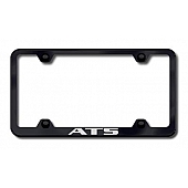 Automotive Gold License Plate Frame - Black Stainless Steel - LFWATSCEB