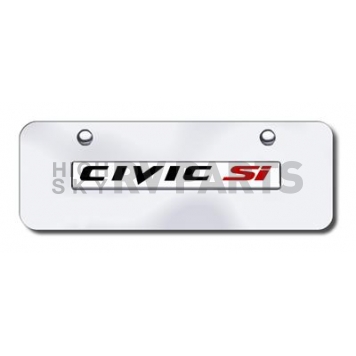 Automotive Gold License Plate - Civic SI Stainless Steel - CSINCCM