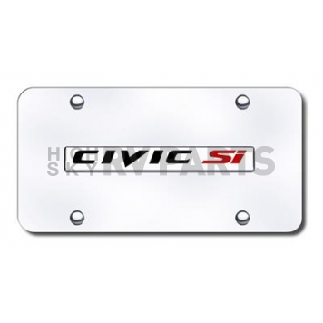 Automotive Gold License Plate - Civic SI Stainless Steel - CSINGC