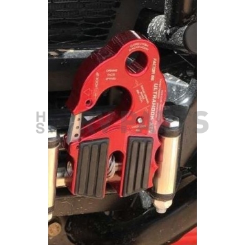 Factor 55 Winch Clevis Hook - Aluminum Red 5/16 Inch - 0027501