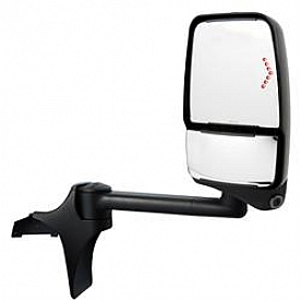 Velvac Exterior Mirror Remote Rectangular Black - 728752