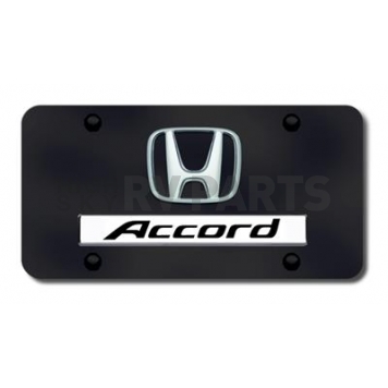 Automotive Gold License Plate - Accord/Honda Logo Stainless Steel - DACCCB