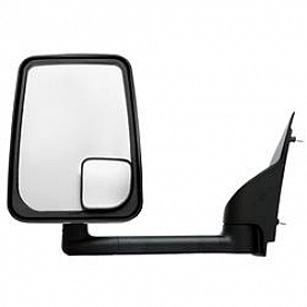 Velvac Exterior Mirror Manual Rectangular Black - 715409