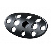 Lokar Performance Brake Pedal Pad - Aluminum Black Nostalgic - XBAG6153