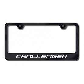 Automotive Gold License Plate Frame - Black Stainless Steel - LFCHAEB