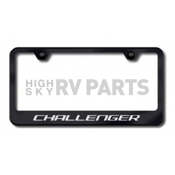 Automotive Gold License Plate Frame - Black Stainless Steel - LFCHAEB