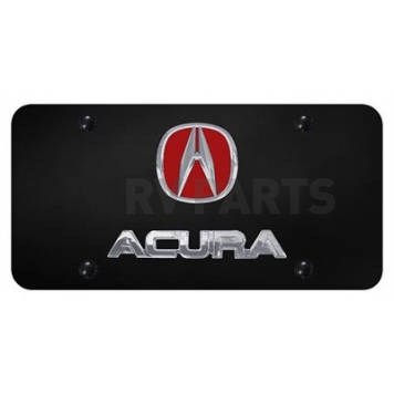 Automotive Gold License Plate - Acura Stainless Steel - DACURCB