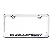 Automotive Gold License Plate Frame - Silver Stainless Steel - LFCHAEC